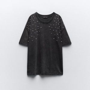 ZARA Rhinestone T-Shirt